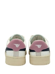 Gola White Kids Falcon Strap PU Trainers - Image 3 of 4