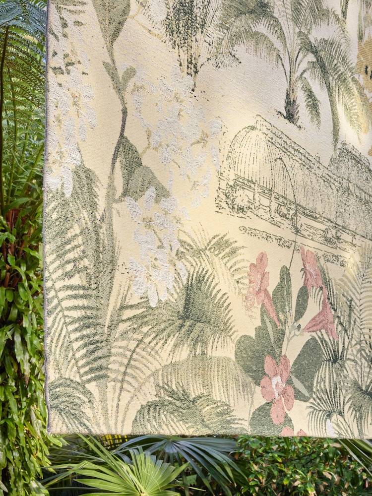 Green Palm House Kew Collection Floral Rug - Image 2 of 8