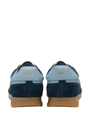 Gola Blue Ladies Tornado Zephyr Woven Lace-Up Trainers - Image 3 of 4