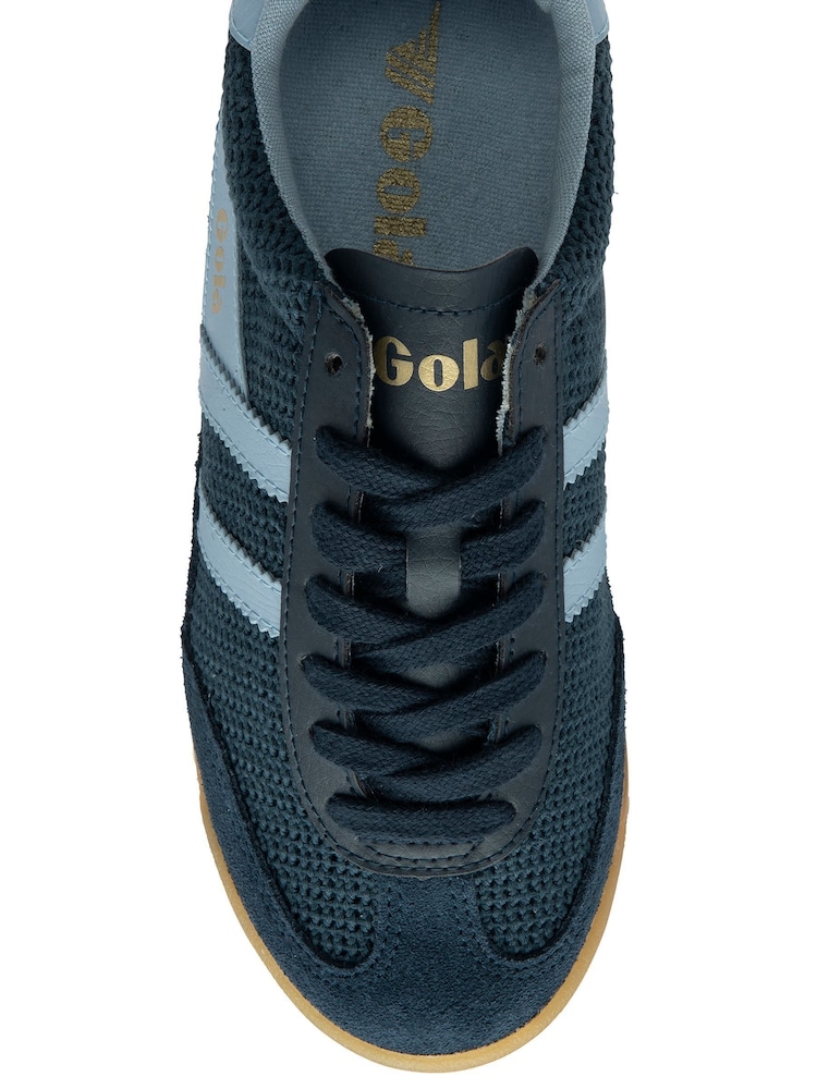 Gola Blue Ladies Tornado Zephyr Woven Lace-Up Trainers - Image 4 of 4