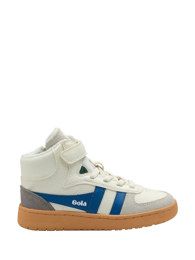 Gola White Kids Talon PU Trainers - Image 1 of 4