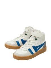Gola White Kids Talon PU Trainers - Image 2 of 4