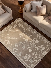 Natural Ethereal Floral Rug - Image 1 of 5