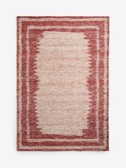 Rust Brown Blended Border Rug - Image 5 of 5