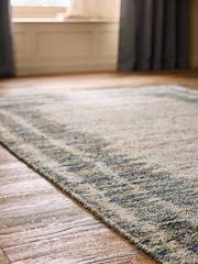 Blue Blended Border Rug - Image 3 of 5
