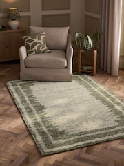 Green Blended Border Rug - Image 1 of 5