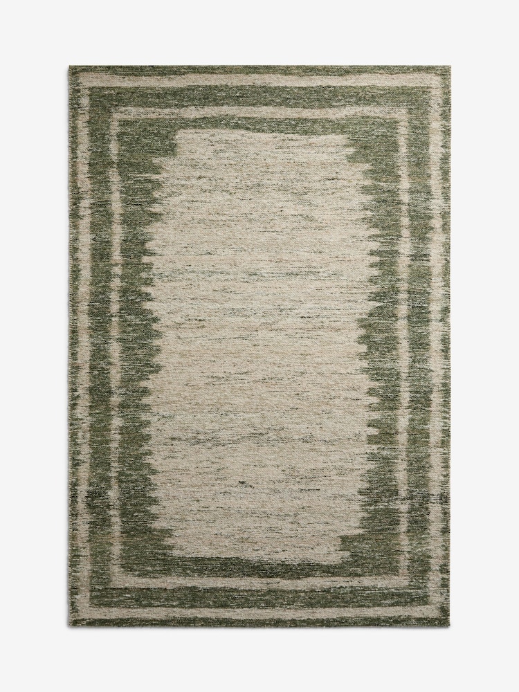 Green Blended Border Rug - Image 5 of 5