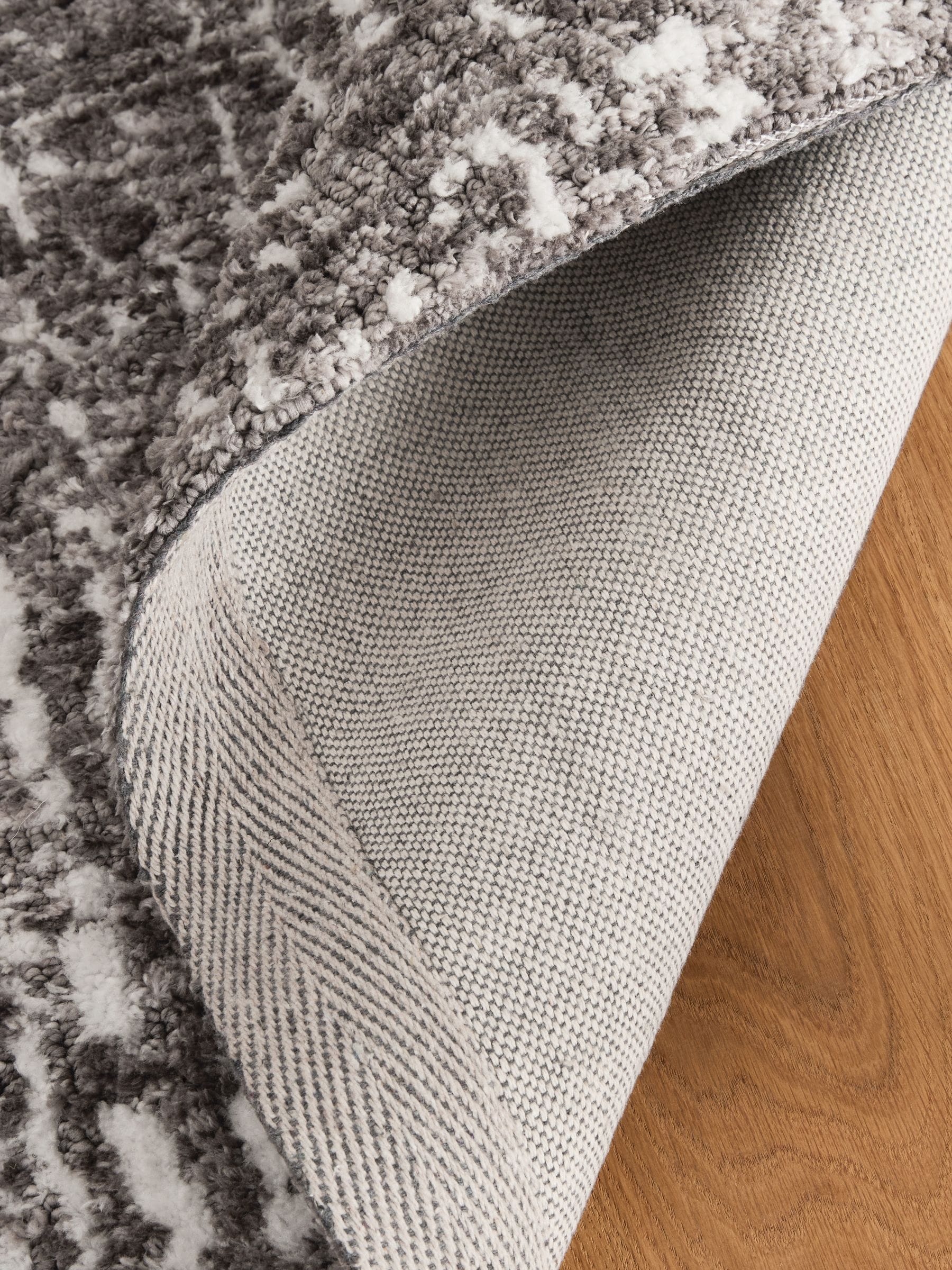 Buy Monochrome Soft Haze Abstract Rug from the Next UK online shop
