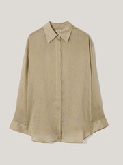 Jigsaw Natural Textured Cocoon Shirt - Image 4 of 4