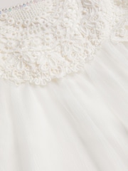 Monsoon Natural Estella Lace Bodice Dress - Image 3 of 4