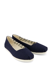 Toms Blue Alpargata Ballet - Image 5 of 7