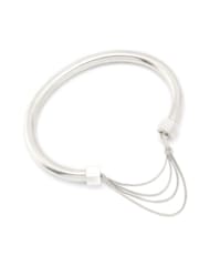 AllSaints Silver Tone Swag Chain Cuff Bracelet - Image 1 of 3