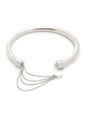 AllSaints Silver Tone Swag Chain Cuff Bracelet - Image 3 of 3