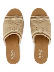 Toms Natural Diana Wedge Mule - Image 7 of 7