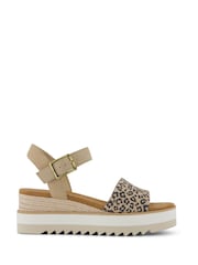 Toms Natural Diana Wedge Sandal - Image 1 of 5