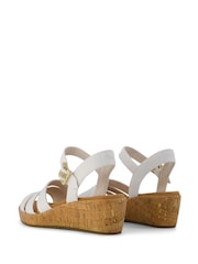 Toms White Julia Wedge Sandal - Image 5 of 7