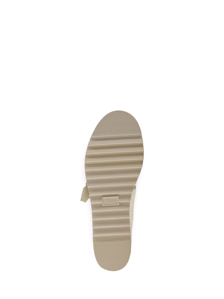 TOMS Natural  Diana Buckle Wedge Sandals - Image 9 of 9