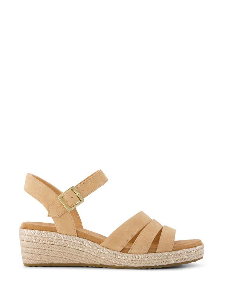 Toms Brown Julia Wedge Sandal - Image 1 of 6