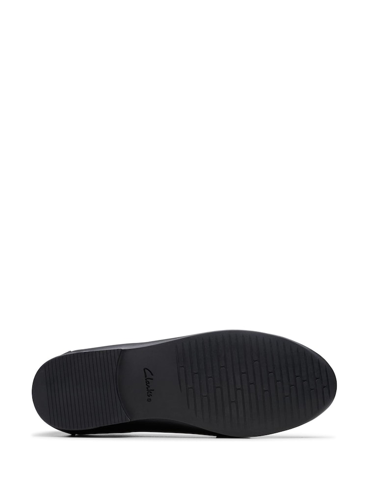 Clarks Black Finja Loafer Youth Shoes - Image 6 of 6
