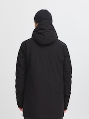 Casual Friday Black Bergen Hooded Parka Coat - Image 2 of 8