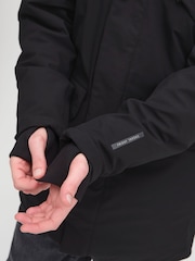 Casual Friday Black Bergen Hooded Parka Coat - Image 5 of 8