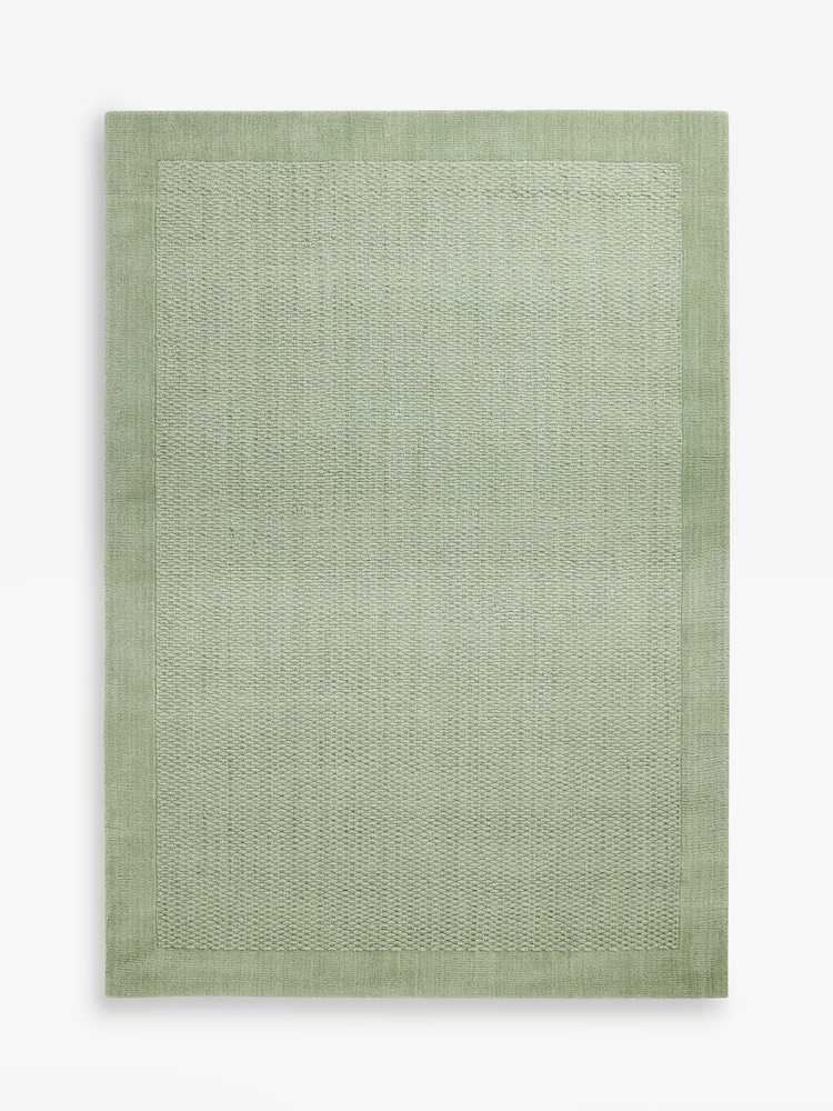 Sage Green Florence Handwoven Wool Rug - Image 5 of 5