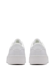 Clarks White Barley Step Youth Shoes - Image 5 of 6