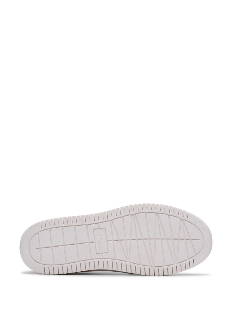 Clarks White Barley Step Youth Shoes - Image 6 of 6