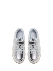 Clarks Silver Barley Step Kids Trainers - Image 4 of 6