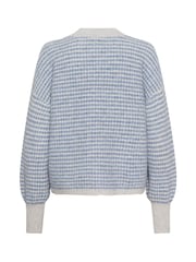 Kaffe Blue KAellery Striped Pullover Jumper - Image 6 of 6