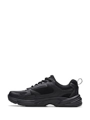 Clarks Black Crafton Move Youth Shoes - Image 2 of 6