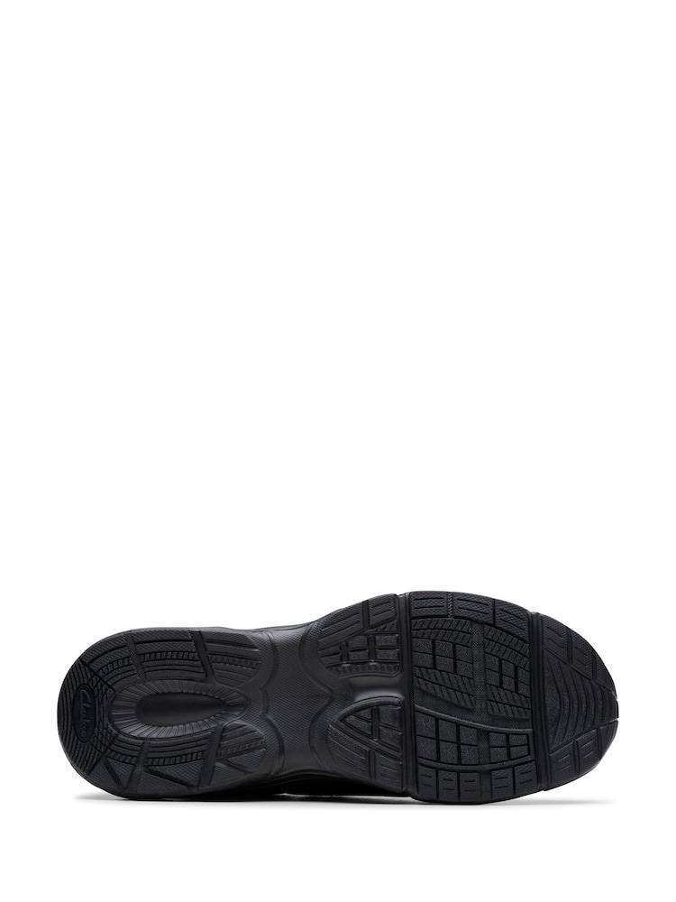 Clarks Black Crafton Move Youth Shoes - Image 6 of 6