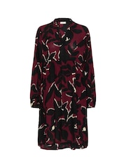 Kaffe Red KAlisette Amber Dress - Image 5 of 6