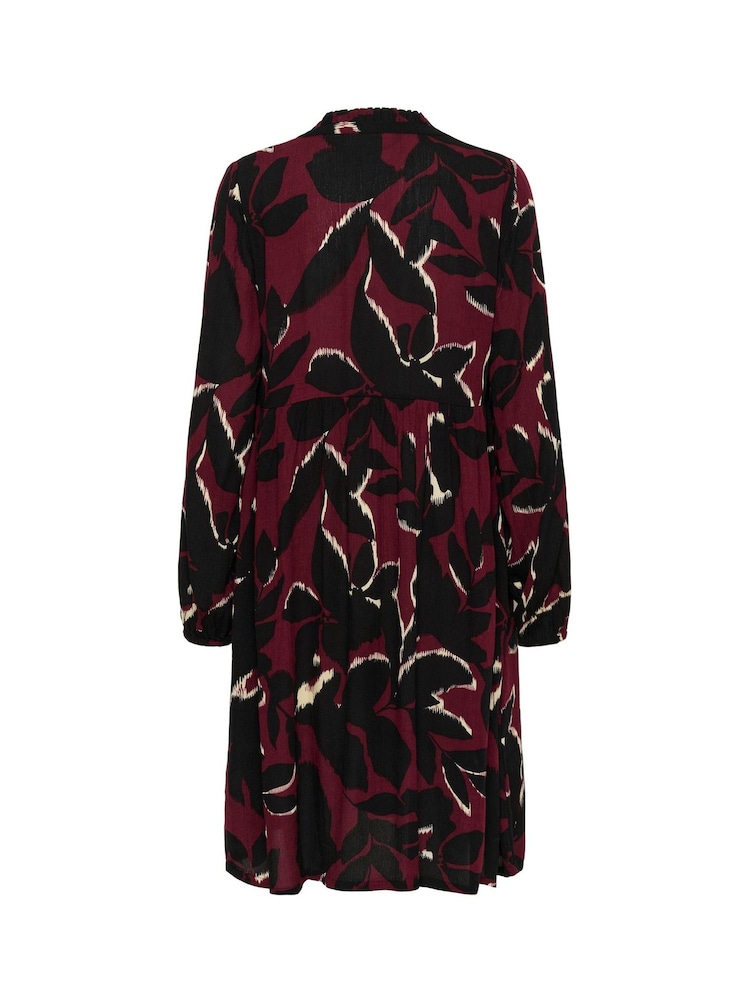 Kaffe Red KAlisette Amber Dress - Image 6 of 6
