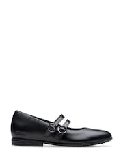Clarks Black Finja Bar Older Shoes - Image 1 of 6