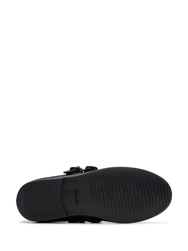Clarks Black Finja Bar Older Shoes - Image 6 of 6