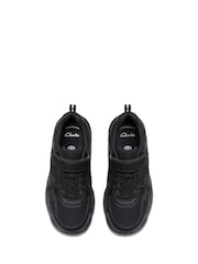 Clarks Black Crafton Move Kids Shoes - Image 4 of 6