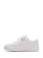 Clarks White Barley Step Kids Shoes - Image 2 of 6