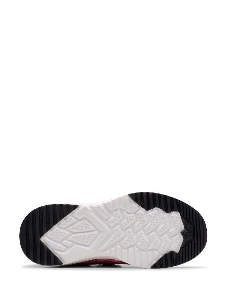 Clarks Pink Deyes Dash Kids Trainers - Image 6 of 6
