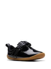 Clarks Black Pre Walker Trim Toddler Shoes - Image 3 of 6