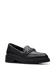 Clarks Black Eris Edge Youth Shoes - Image 3 of 6