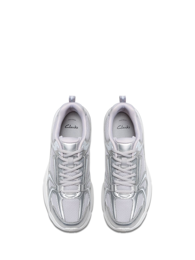 Clarks Grey Crafton Move Youth Shoes - Image 1 of 6