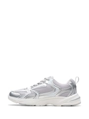 Clarks Grey Crafton Move Youth Shoes - Image 3 of 6