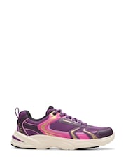 Clarks Purple Crafton Move Youth Trainers - Image 1 of 6