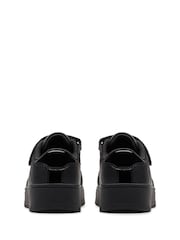 Clarks Black Barley Step Kids Shoes - Image 5 of 6