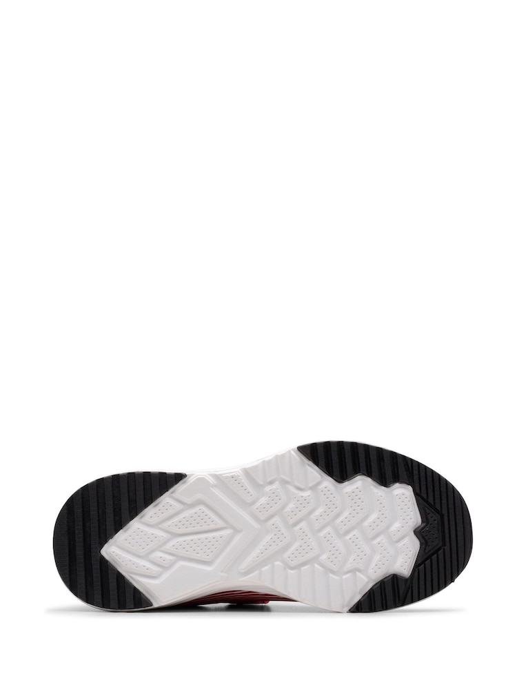 Clarks Red Deyes Dash Kids Trainers - Image 6 of 6