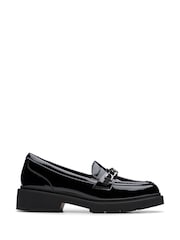Clarks Black Eris Edge Youth Shoes - Image 1 of 6