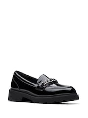 Clarks Black Eris Edge Youth Shoes - Image 3 of 6