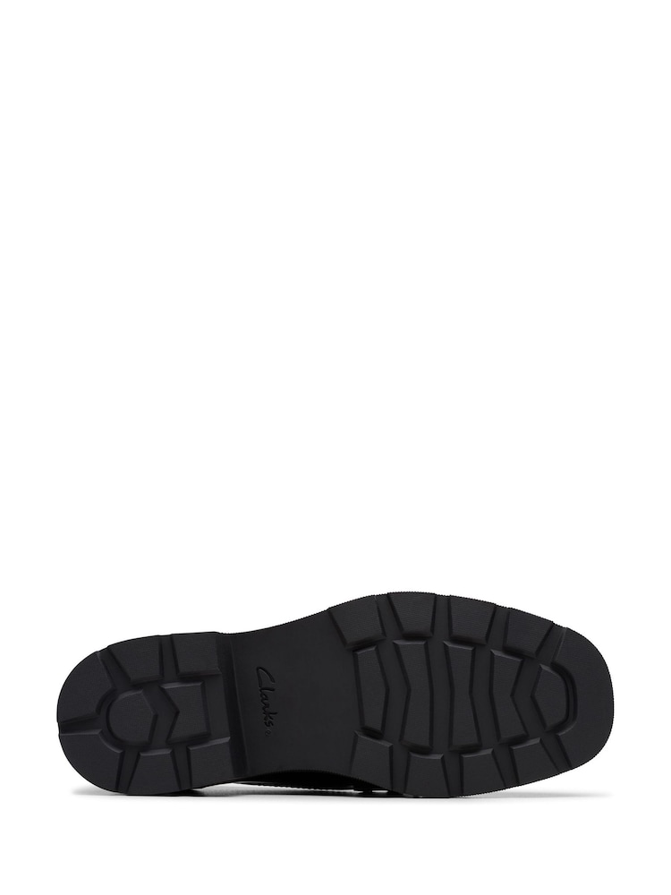 Clarks Black Eris Edge Youth Shoes - Image 6 of 6