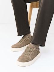 Neutral N. Premium Suede Smart Casual Trainers - Image 1 of 7